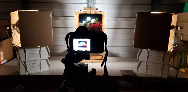 Setup for Photographing Artwork